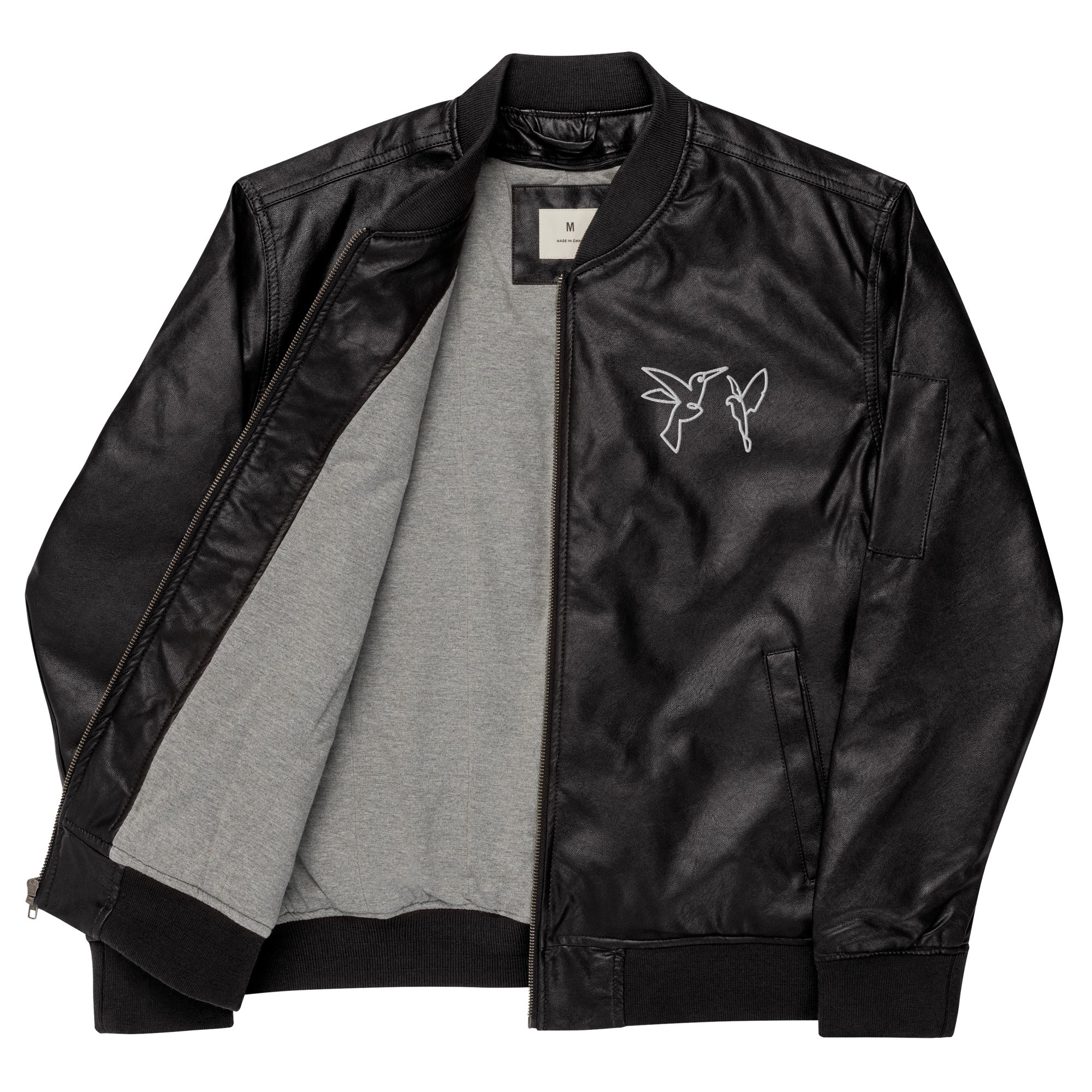Leather Bomber Jacket – HiddenClothesCulture